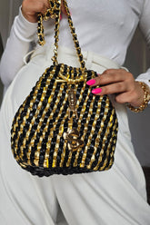 Pyramid Taxi- Bucket Bag